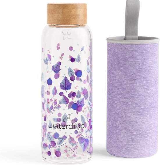 400 ml drinking bottle glass leak-proof, suitable for carbonated drinks