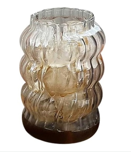 Glass Cup With Straw Large Capacity Chubby Glass Cup Cold Drink Cup Coffee Cup Plus 860ML