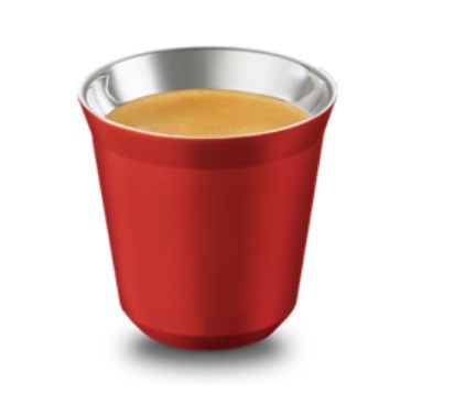 Nespresso pixie lungo cup (cherry red)